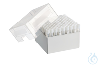 Opbergdoos 9 x 9, 2 stuks, hoogte 4 inch Opbergdoos 9 × 9, diepvriesdoos, voor 81 vials met...