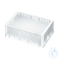 20 DWPs 96x2000µl weiss ster. Deepwell Plate 96/2000 µL, Wells klar, 2.000 µL, steril, weiß, 20...