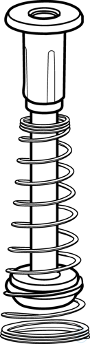 Kolben 1000&micro;L m.Dicht+Feder(c)