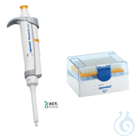Research plus 30-300µL orange Eppendorf Research® plus, 1-Kanal, variabel, inkl. epT.I.P.S.®-Box...