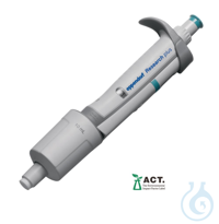 Research plus Basic 1-10mL türkis Eppendorf Research® plus Basic, Einkanal, variabel, 1 - 10 mL,...