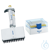 Research® plus, 12-Kanal, variabel 10 - 100 µL, gelb  Mehrkanal-Mikroliterpipetten Eppendorf...