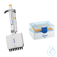 Research® plus, 8-Kanal, variabel 30 - 300 µL, orange...