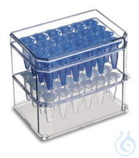 4 ISORACK 1.5/2.0 ml IsoRack, voor 1,5 mL/2,0 mL buisjes, 4 rekjes - IsoTherm systeem: IsoRack...