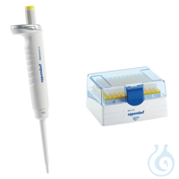 Reference 2 10-100µL yellow Eppendorf Reference® 2, 1-channel, variable, incl. epT.I.P.S.® Box,...