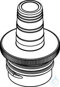 Bottle thread adapter GL32=>NS19/26,PP Bottle thread adapter, PP, from GL 32 to NS 19/26