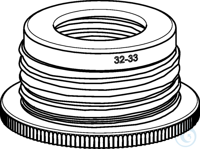 Flaschengewindeadapter GL45=>GL32,PP Gewindeadapter für Flaschen, PP, von GL 45 bis GL 32