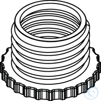 Bottle thread adapter GL32=>GL27,PP Bottle thread adapter, PP, from GL 32 to...