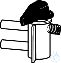 Discharge valve, complete Discharge valve, with toggle