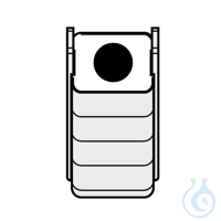 Adapter 1x50ml Falcon Adapter, for 1 conical tube 50 mL, for 100 mL...