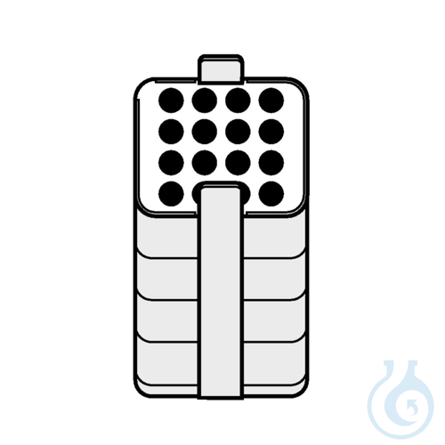 Adapter 16x15 ml. 2 Stueck