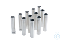 Steel sleeves 15ml (24x) Steel sleeves and adapter, for vessels 15 mL, for...