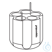 Adapter for 5 x 50 mL conical tubes (2x) Adapter, for 5 tubes 50 mL conical,...