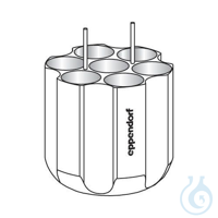 ADAPTER 7x50ML CON F/4X750 PK/2 (5810/R) Adapter, for 7 conical tubes 50 mL,...