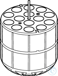 Adapter for 14 x 15 mL conical tubes (2x