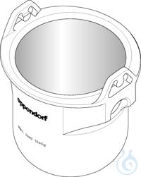 Round bucket S-4x1000 4-piece set Round bucket, for Rotor S-4x1000, 4 pcs.