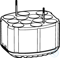 Adapter 30mL conical for S-4xUniversal-L Adapters for Rotors, for 12 tubes 30...