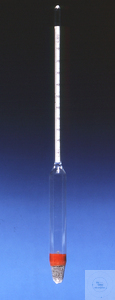 Hydrometer 0.600 - 0.700 zonder thermometer Hydrometer zonder therm., ong. 300mm lang in 0.001...