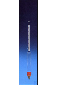 24Articles like: Hydrometer ASTM 102H-62 0,650 - 0,700 without thermometer Spec. gravity...