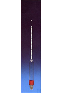 Aräometer 50 - 60 ohne Thermometer Aräometer nach Baumé, ohne Therm., ca. 260mm lang in 0,1 ° Bé,...