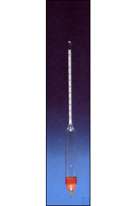 Hydrometer 1.650 - 1.700 zonder thermometer Hydrometer DIN 12791 serie L50 zonder therm., ca....