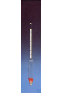 Aräometer 1,700 - 1,750 ohne Thermometer