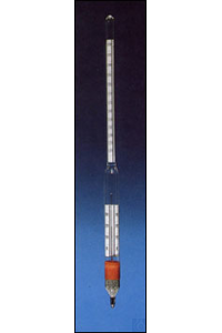 Hydrometer 0,700 - 0,850 with WG-thermometer 0+35C Hydrometer with...