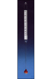 Aräometer 0,700 - 2,000 ohne Thermometer Aräometer ohne Therm., ca. 300mm lang g/ml, Tp.20°C