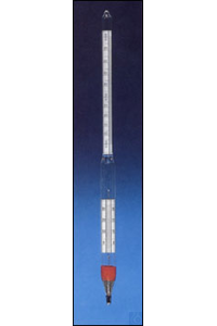 Aräometer mit blauem Wg.-Thermometer 0...+35°C ca.330mm lang, 0.800-1.000 in...