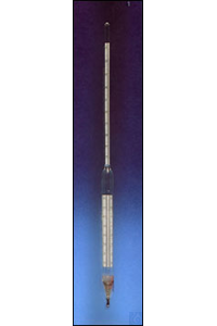 Hydrometer 0,610 - 0,700 with WG-therm.-10+60°C Hydrometer for petroleum...