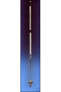 Hydrometer 0 - 56 with WG-Temperaturcorr. Hydrometer for glue type Suhr with...