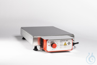 CERAN®-hotplate with attached control, 280x280mm, 50...500°C, 2000W, 230V High-performance...