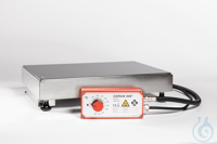 Glass ceramic hotplate with seperate control, 280x280mm, 50...500°C, 2000W, 230V