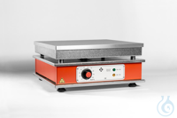 Hotplate with power control, 300x300 mm, 1800 W, 230 V Hotplate with variable power control up to...