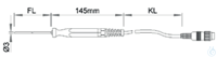 Tauchfühler, -65..600°C, Handgriff, PT 100, 150 mm, 3 mmØ Tauchfühler,...