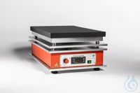 2Artikelen als: Precision hotplate up to 450°C, digital, cast-iron heating surface, 440x290...