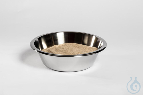 Sandbadschale aus Edelstahl, 185 mm&Oslash;, fu...