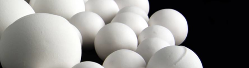 Porcelain ball, 42K, size &Oslash; 30mm, unglazed