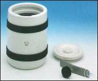 Ball mills GSK, size 0A, capacity 1500ml, porcelain, with cover, metal lock and seal rings,...