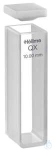 macro cell, 100 cuvette type 100-QX made of Extended Range quartz glass,...