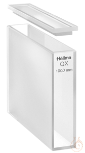 macro cell, 100 cuvette type 100-QX made of Extended Range quartz glass,...