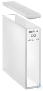 macro cell, 100 cuvette type 100-QS made of high performance quartz glass,...
