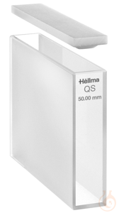 macro cell, 100 cuvette type 100-QS made of high performance quartz glass,...