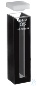 semi-micro cell, 104B cuvette type 104.2B-QS with windows made of...