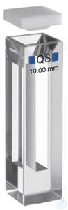 semi-micro cell, 108F cuvette type 108F-QS made of high-performance quartz...