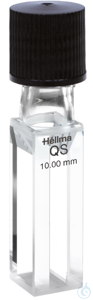 sealable cells, 117F cuvette type 117F-QS made of high-performance quartz...