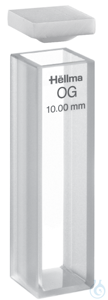 macro cell, 6030 cuvette type 6030-OG made of optical glass, wavelength range...