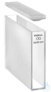 macro cell, 6030 cuvette type 6030-OG made of optical glass, wavelength range...