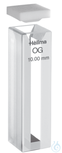 semi-micro cell, 6040 cuvette type 6040-OG made of optical glass, wavelength...