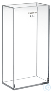 large cells, 700 cuvette type 700-OG made of optical glass, wavelength range...